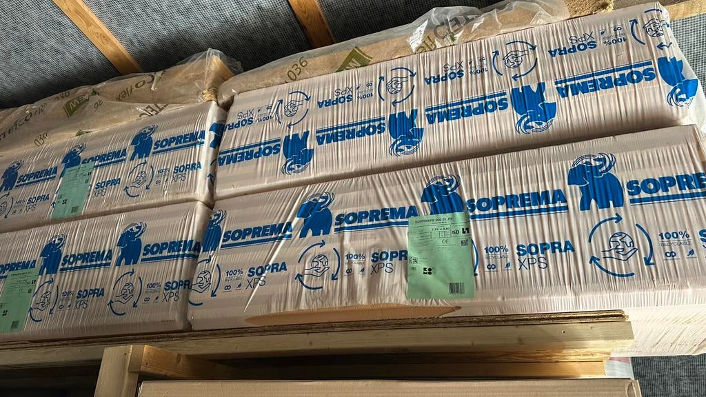 De XPS 300 SL 1250x600x60mm - Rd 1,85 (7pl/pak), Doe-het-zelf en Bouw, Isolatie en Afdichting, Ophalen, 4 tot 8 cm, Nieuw, 15 m² of meer