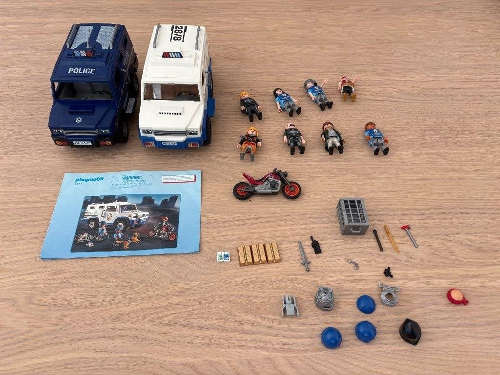 Playmobil politie set, Comme neuf, Véhicule, Kit complet, Enlèvement