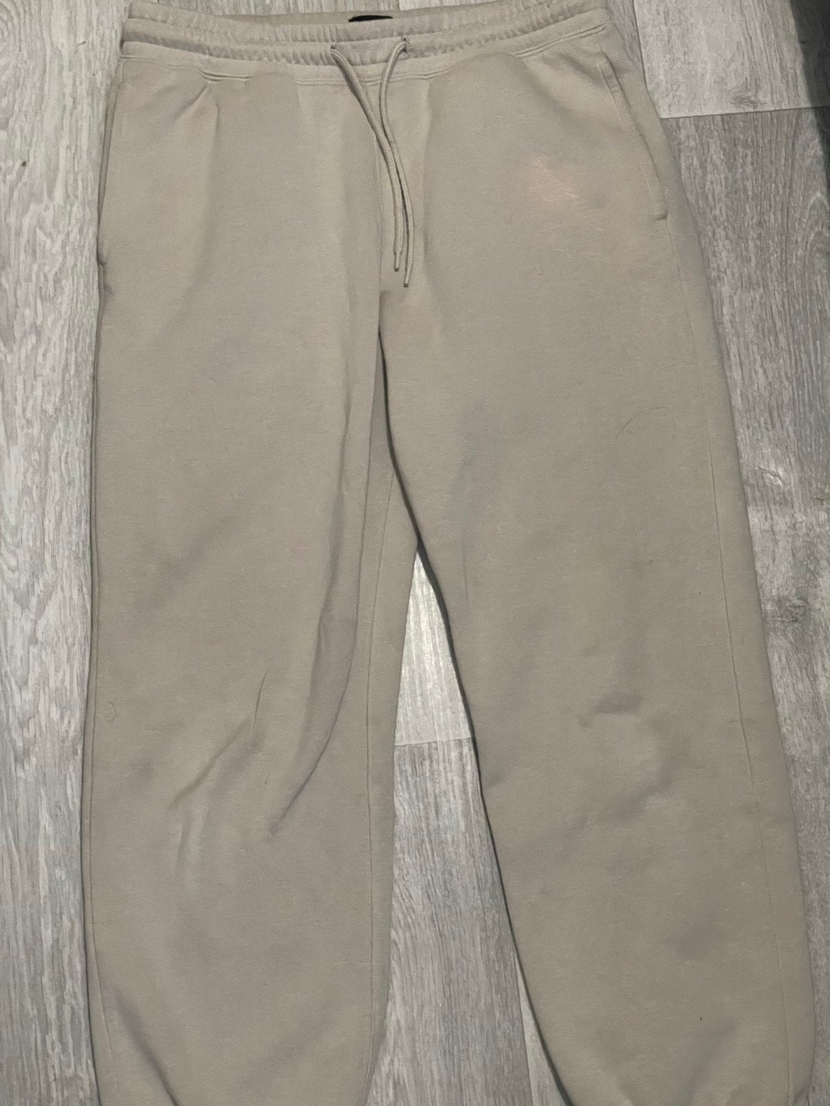 Baggy beige taille S, Kleding | Heren, Ophalen, Zo goed als nieuw, Beige