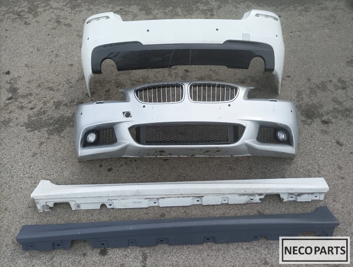 BMW F10 F11 M PAKKET BUMPER ZIJSKIRTS ALLES LEVERBAAR, Auto-onderdelen, Carrosserie, Achterklep, BMW, Achter, Gebruikt, Ophalen of Verzenden