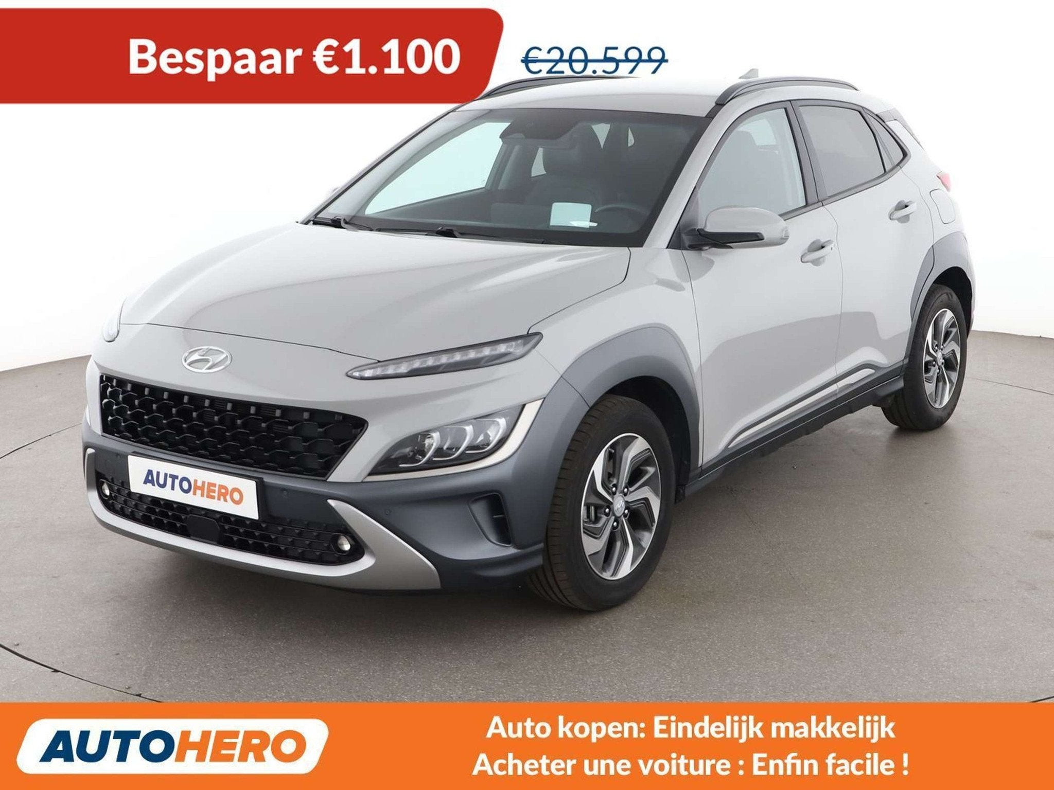 Hyundai KONA 1.6 Hybrid Executive 2WD (bj 2023, automaat), Gebruikt, 1580 cc, Leder, 5 zetels