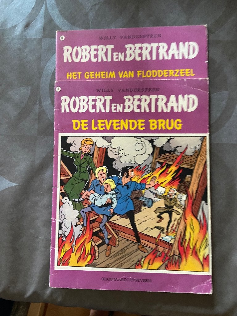ROBERT EN BERTRAND - Oude strips, Meerdere stripboeken, Ophalen of Verzenden, Gelezen