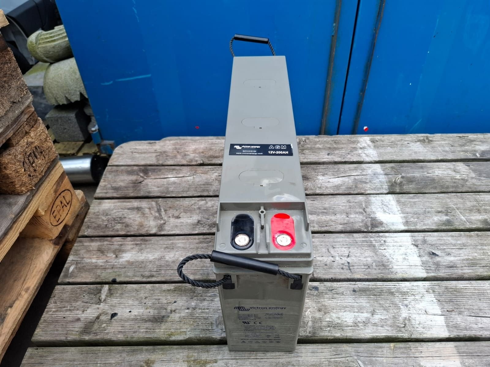 Victron AGM 12V/200Ah Accu/ Batterij Telecom Camper Bus Bedr, -, -, Ophalen of Verzenden, Zo goed als nieuw