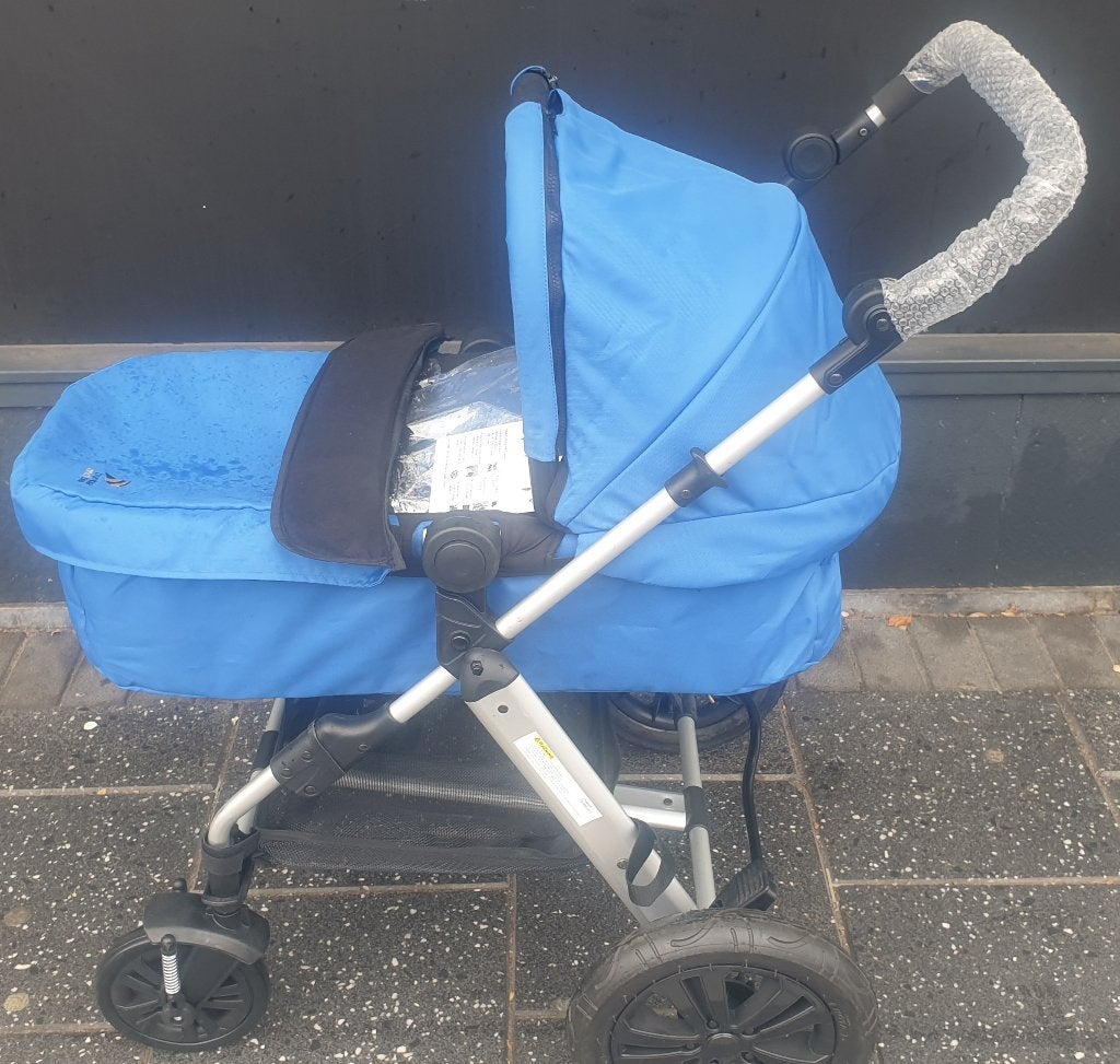 Bumble and bee combinatie kinderwagen blauw, Ophalen, Kinderwagen, Overige merken, Verstelbare duwstang