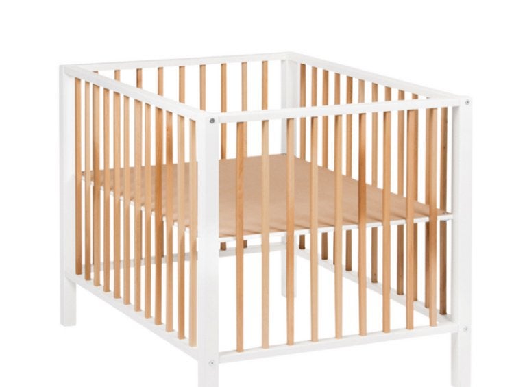 Quax park Nordic white-naturel 75x95 + matras, Kinderen en Baby's, Ophalen, Zo goed als nieuw