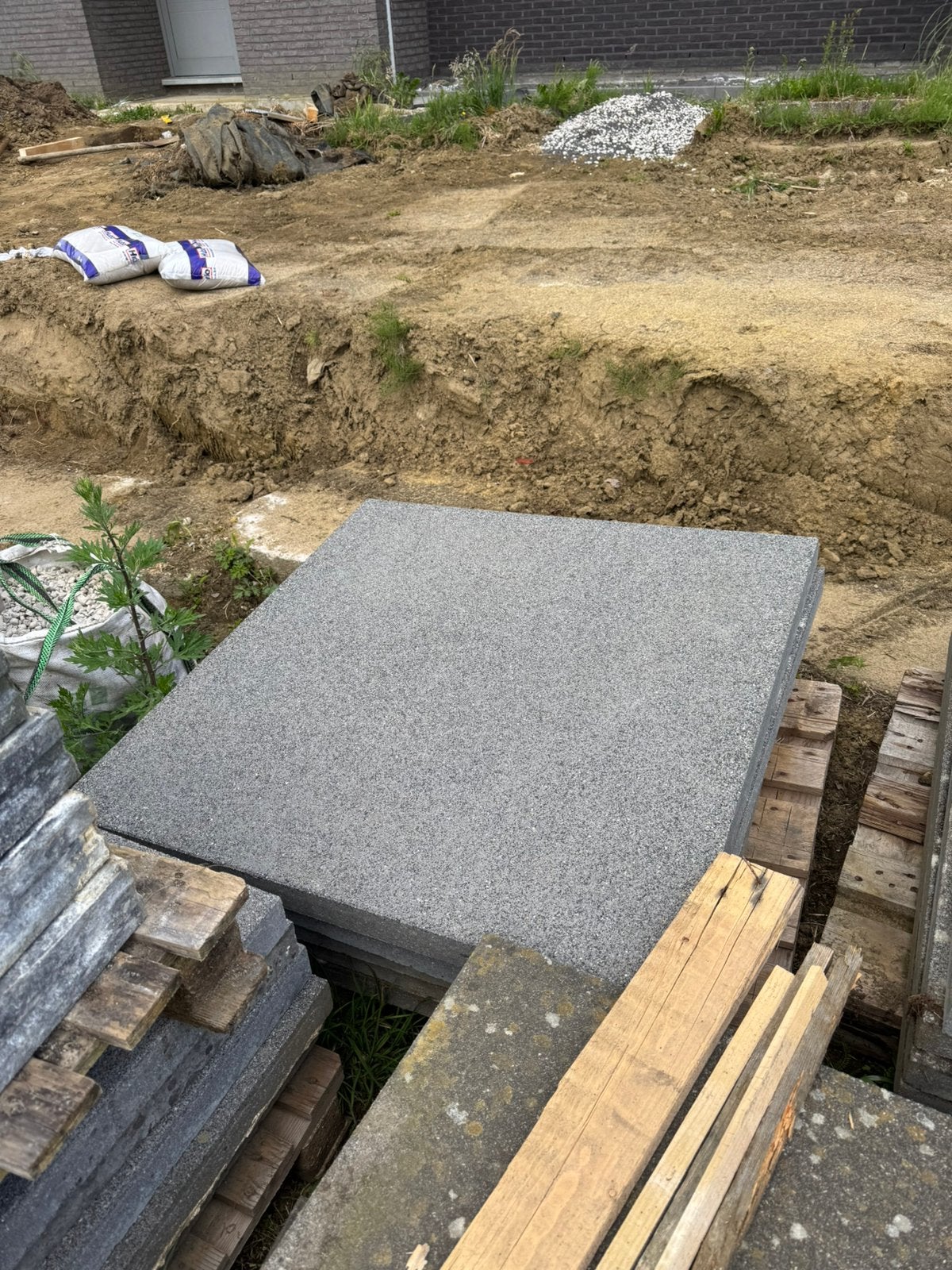 Mega tegels stone & style 26 stuks, Ophalen, Gebruikt, Beton, Overige typen