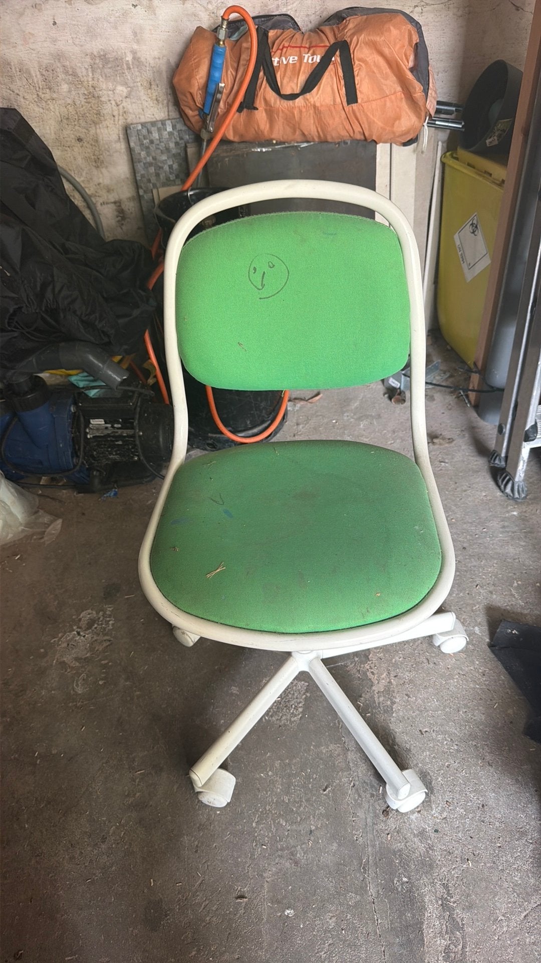 Kinder bureaustoel - gratis, Enlèvement, Utilisé, Vert, Chaise de bureau