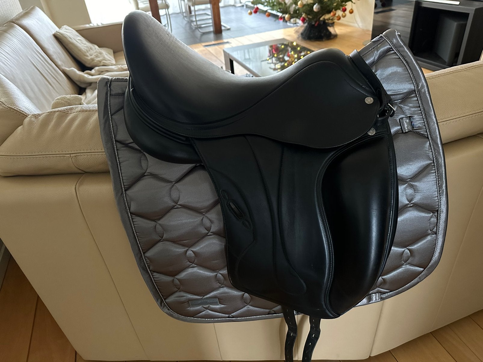 Equipe Oracle Special - dressuurzadel, Dieren en Toebehoren, Paarden en Pony's | Overige Paardenspullen, Ophalen, Gebruikt, Dressuur