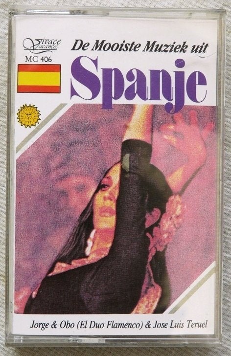 Cassette De Mooiste Muziek Uit Spanje, Vivace Vacances 1990s, Latin en Salsa, Gebruikt, 1 bandje, Ophalen of Verzenden