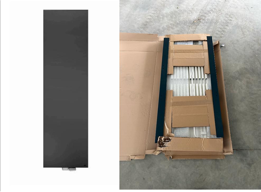 Vasco Niva Lak designradiator zwart*815watt*52x122 cm* Nieuw, Ophalen, 500 tot 800 watt, Radiator, Nieuw
