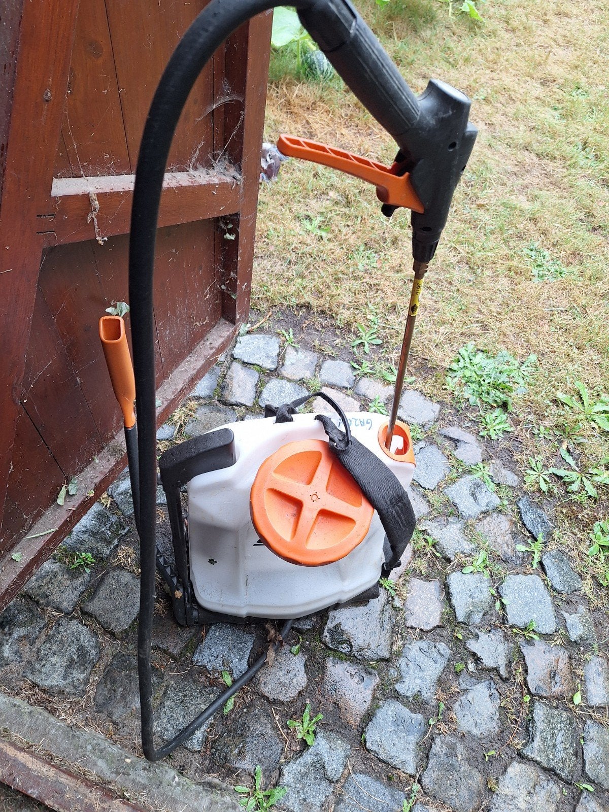 rugsproeiers stihl sg 51, Tuin en Terras, Ophalen, Zo goed als nieuw