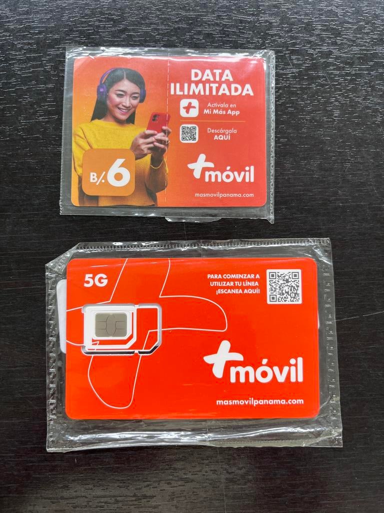 Sim- en telefoonkaart Panama, Telecommunicatie, Prepaidkaarten en Simkaarten, Ophalen of Verzenden, Nieuw, T-Mobile, Simkaart