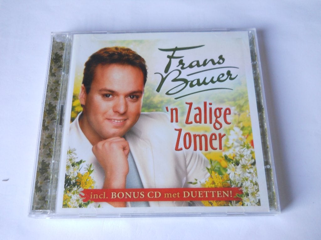 2 CD S - FRANS BAUER - N ZALIGE ZOMER + BONUS CD - DUETTEN, Eerste persing, Ophalen of Verzenden, Zo goed als nieuw, Levenslied of Smartlap