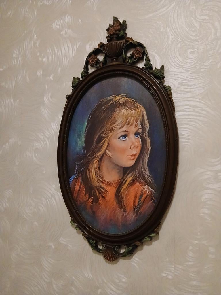 Schilderij meisje, Ophalen
