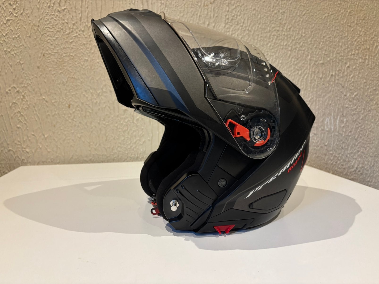 Bijna nieuwe systeemhelm Premier Rigel zwart, Enlèvement, Casque système