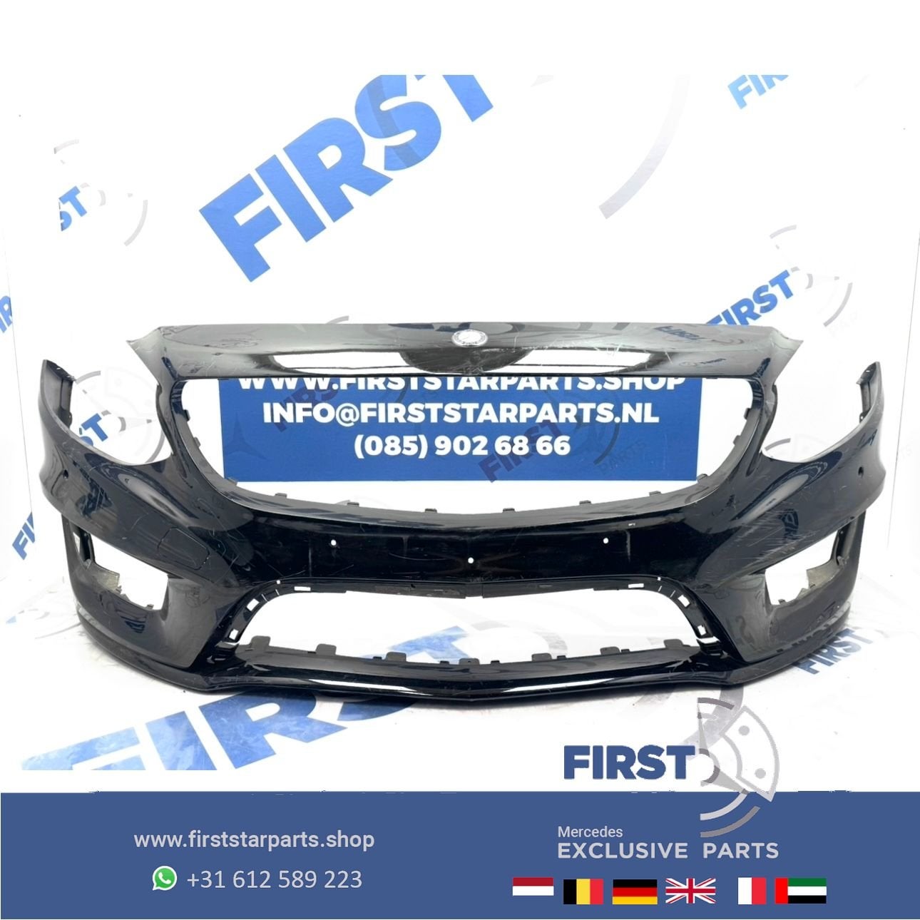 W242 W246 AMG BUMPER B Klasse Facelift Voorbumper 2018 PDC Z, Gebruikt, -, Voor, Ophalen of Verzenden
