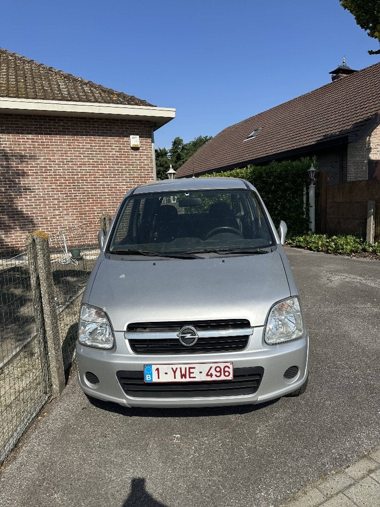 Opel agila 1.0 te koop, Voorwielaandrijving, Stof, 139 g/km, Zwart