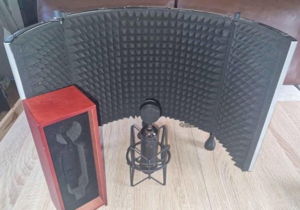 Blue Blackout spark SL microfoon met akoestisch scherm, Ophalen of Verzenden, Zo goed als nieuw
