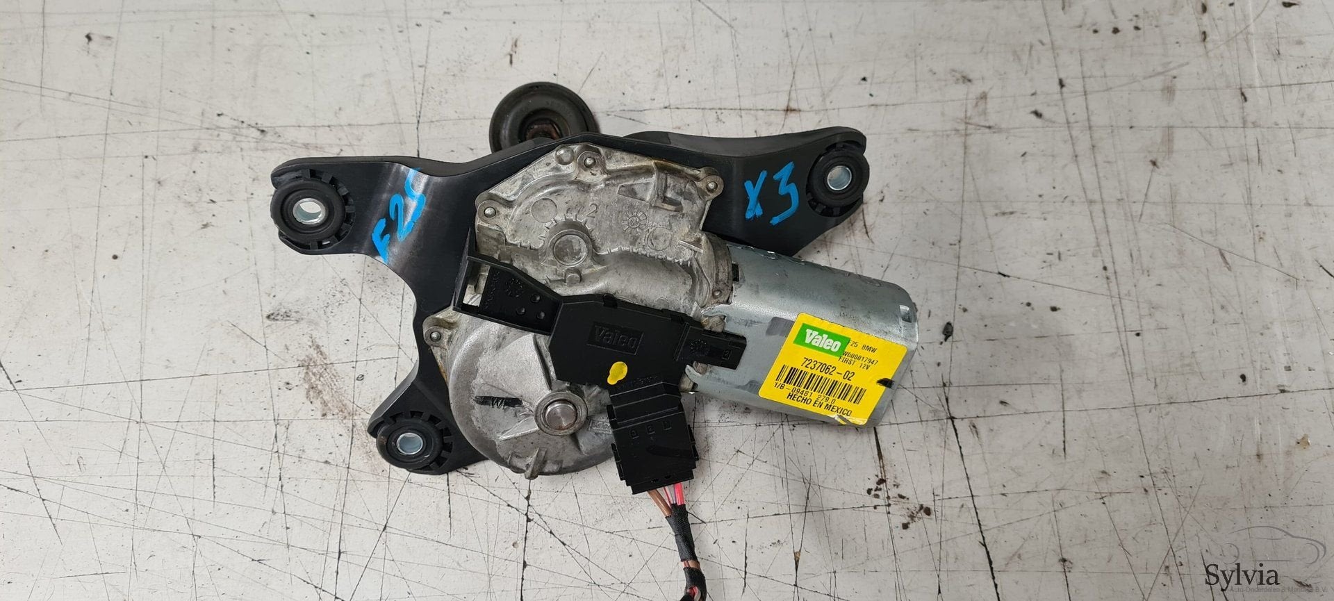 Achterruit ruitenwisser motor BMW X3 F25 7237062, Autos : Pièces & Accessoires, -, Utilisé, -, -