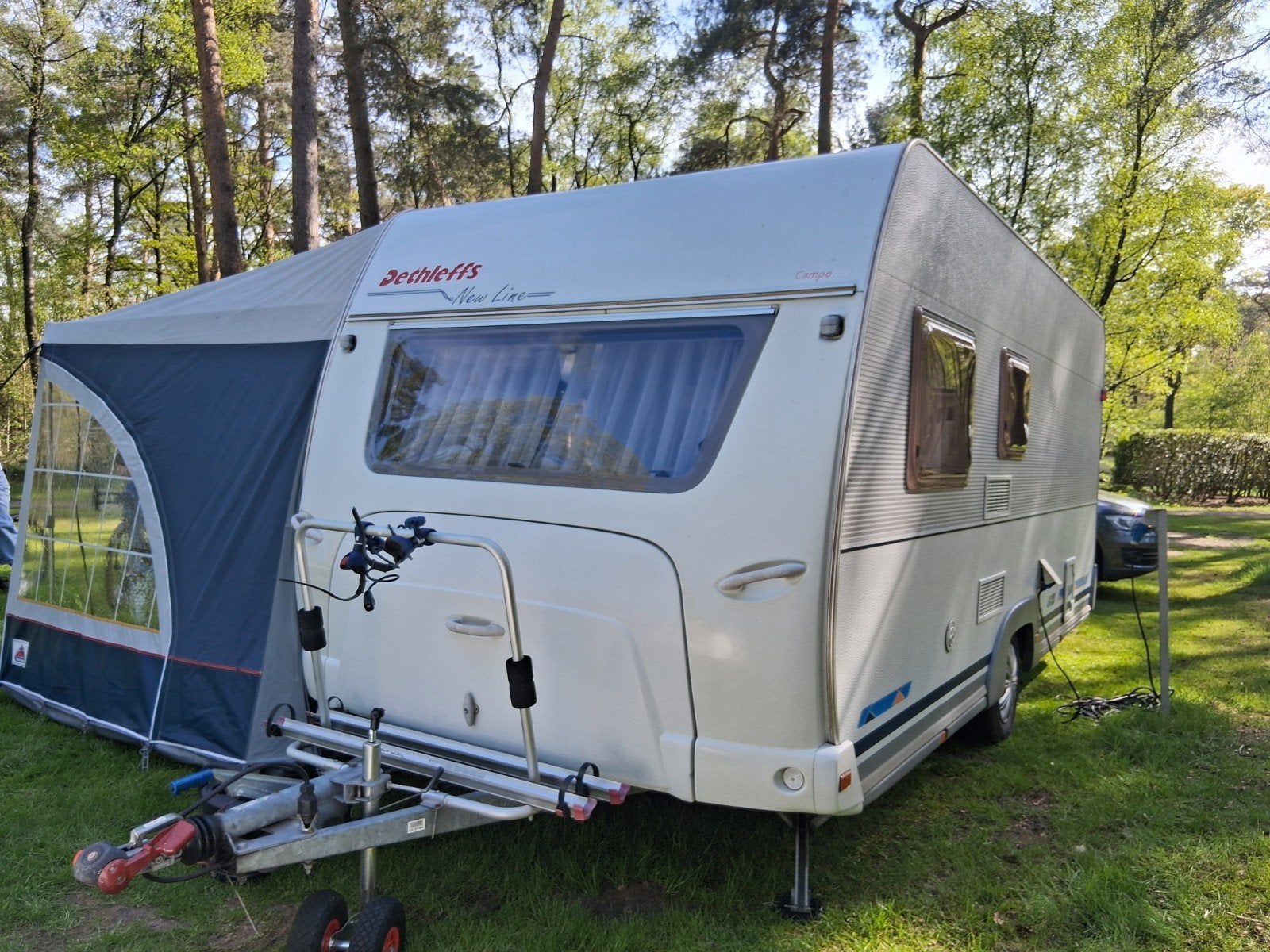 Dethleffs New Line 490tk, Caravans en Kamperen, Kachel, Treinzit, Particulier, Vast bed