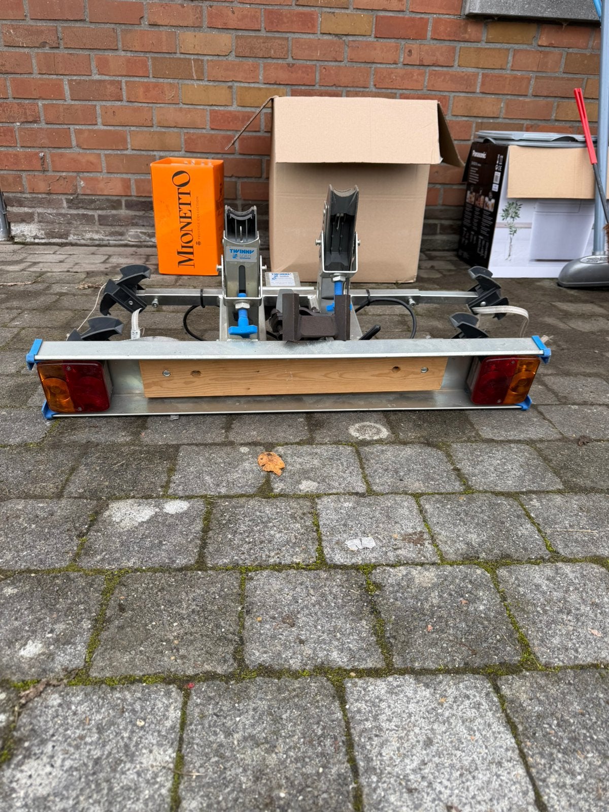 Fietsenrek 2 personen, Auto diversen, Ophalen, 2 fietsen, Gebruikt, Trekhaakdrager