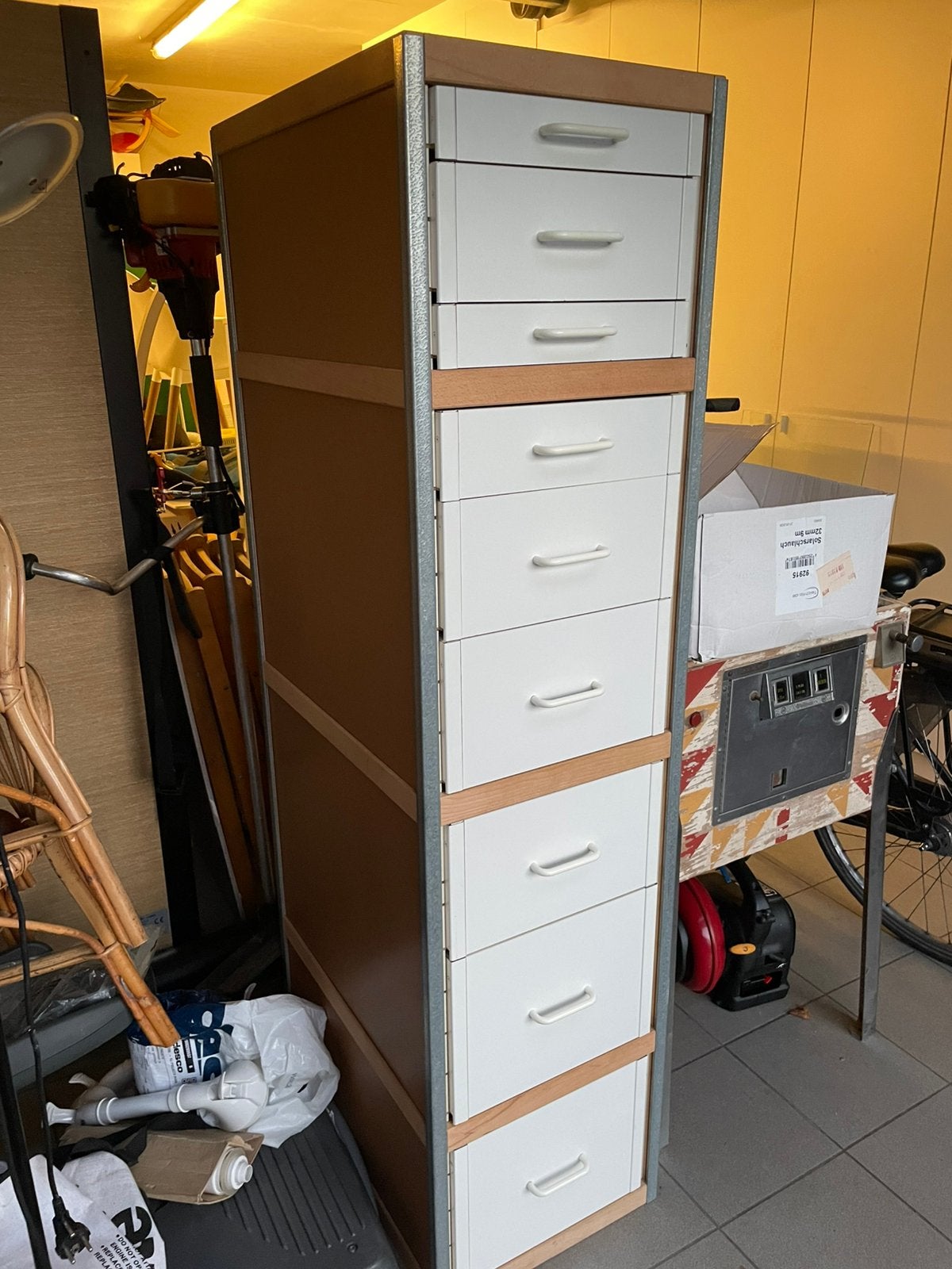 Vintage Kewlox kast met 9 lades in nieuwstaat, Ophalen, Zo goed als nieuw