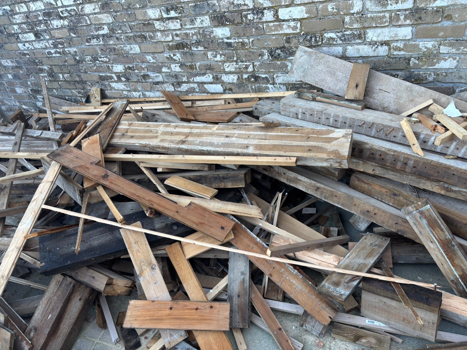 Brandhout gratis, Enlèvement, Utilisé