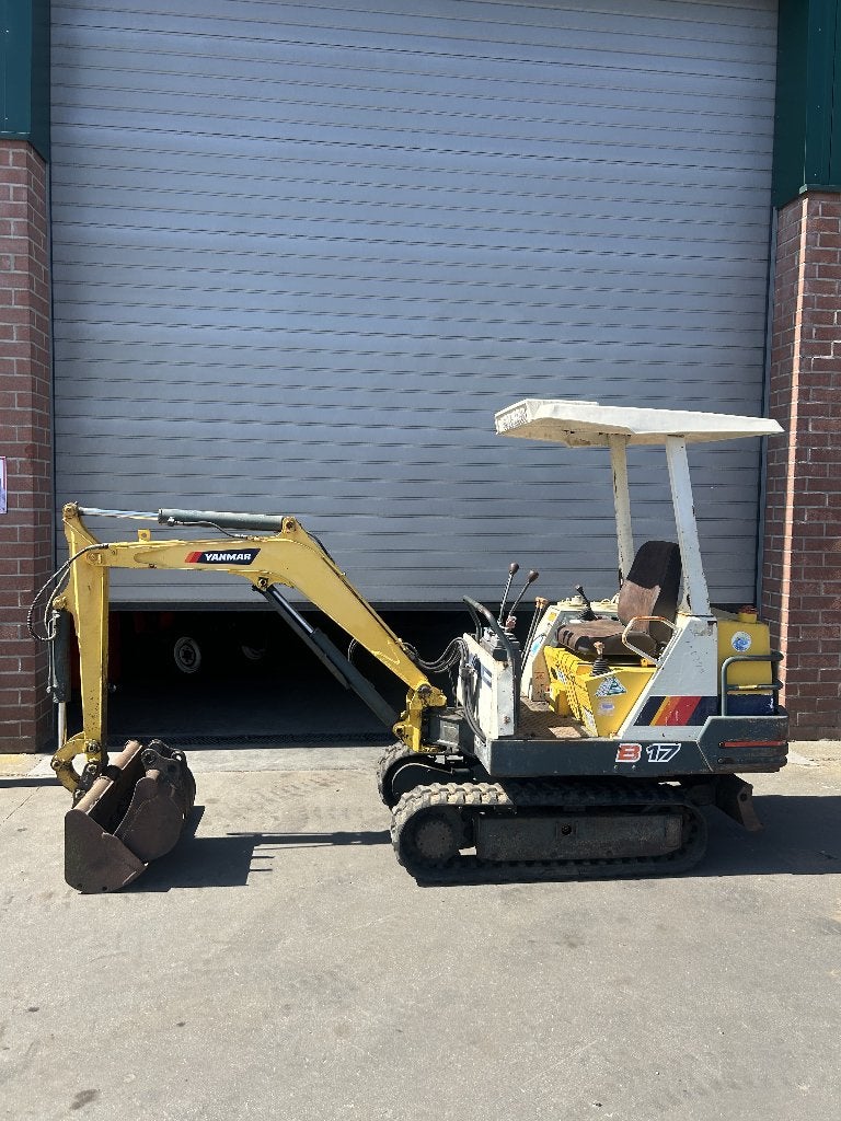 Yanmar B17, Ophalen, Graafmachine