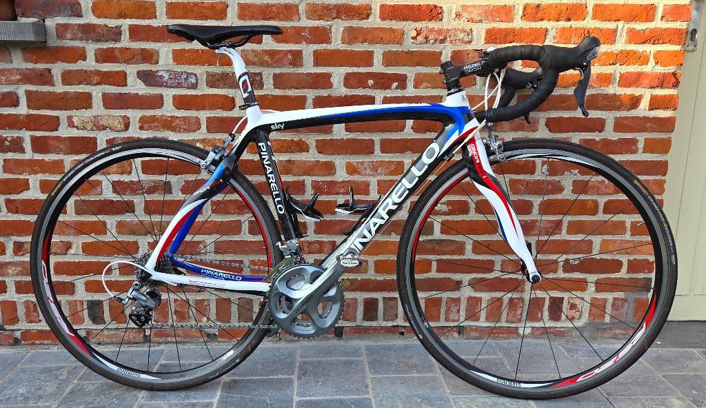 Pinarello carbon racefiets, Fietsen en Brommers, 28 inch, Carbon, Zo goed als nieuw, 15 tot 20 versnellingen