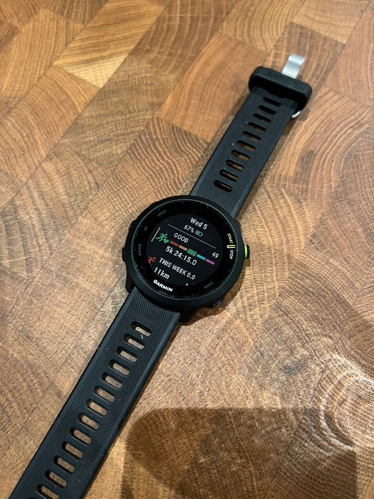 Garmin Forerunner 55, Ophalen, Zo goed als nieuw