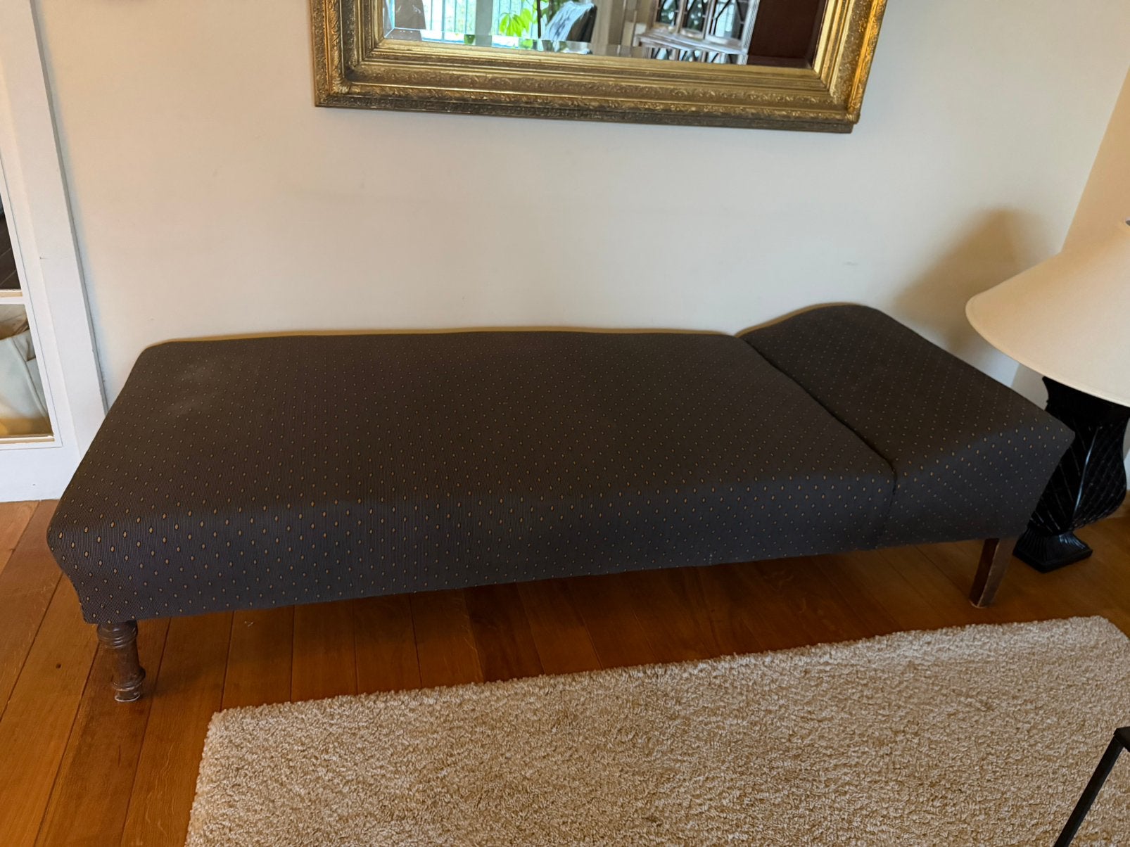 Chaise longue, bankje donkergroen, 75 à 100 cm, Klassiek, 150 à 200 cm, Enlèvement