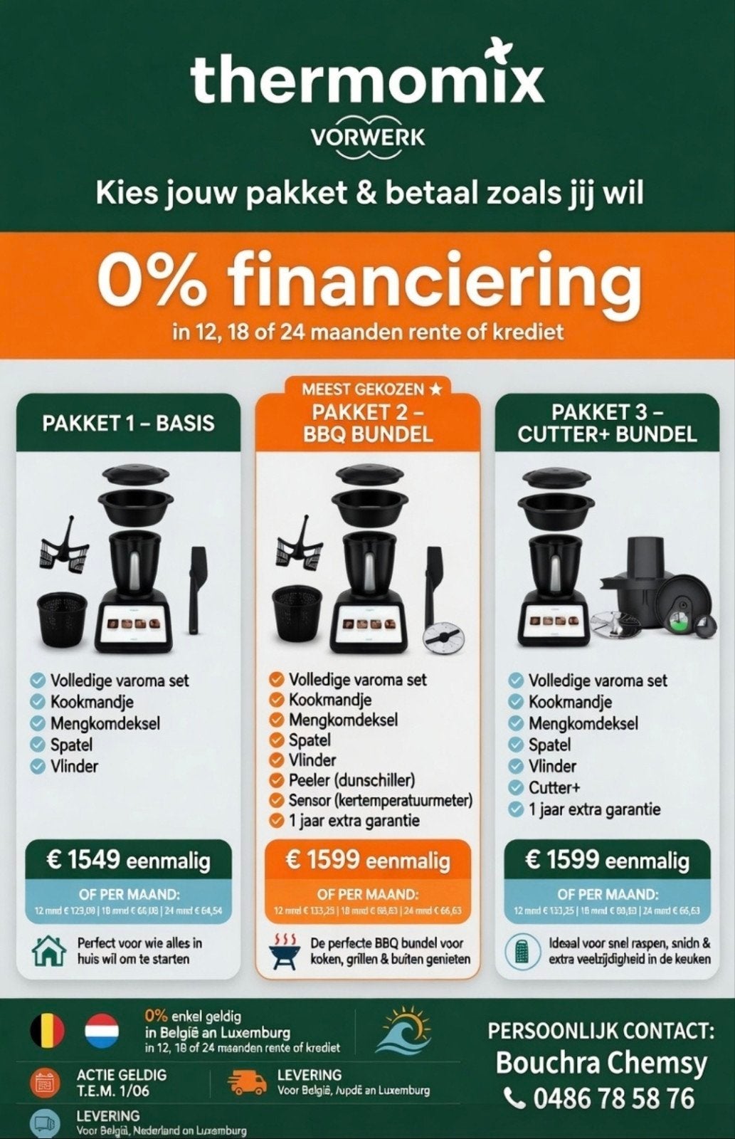 Thermomix TM7 66 €/m, Enlèvement