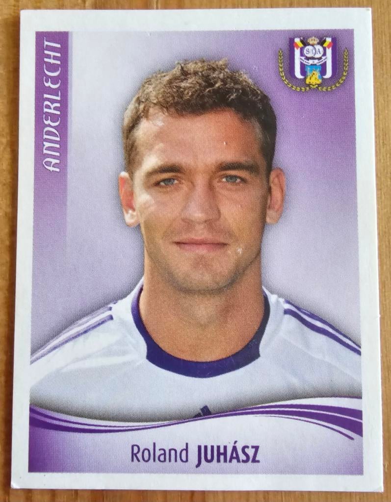 Panini Football 2010 #11 Juhász RSC Anderlecht Voetbal!, Ophalen of Verzenden, Zo goed als nieuw, Sticker