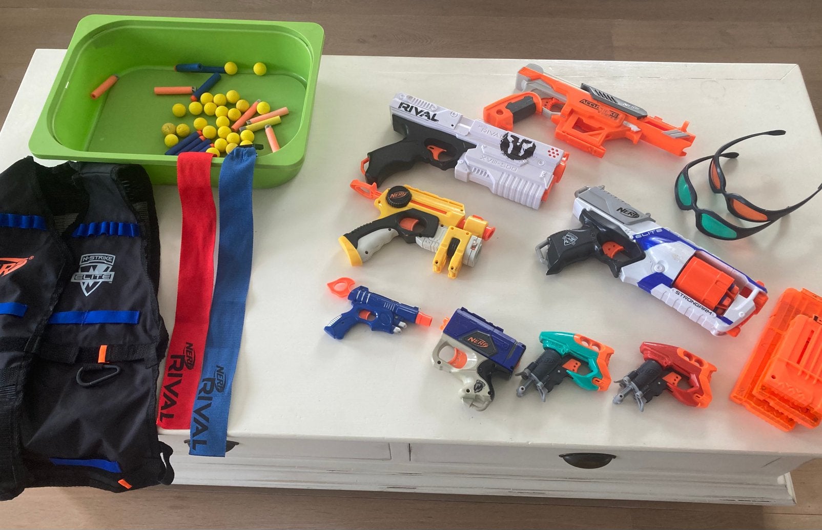 NERF set, Enlèvement, Comme neuf