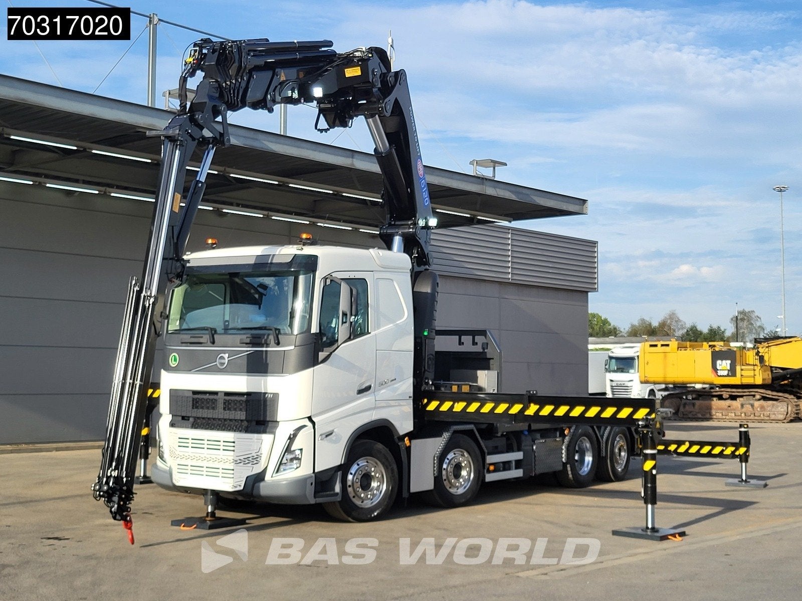 Volvo FH 500 8X2 NEW! HMF 6120 K6 Crane + JIB K5 2.5t Winch, Autos, Achat, Euro 6, Entreprise, Sièges chauffants