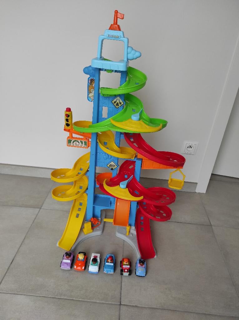 speelgoed garage Fisher-Price Little People, Ophalen, Zo goed als nieuw