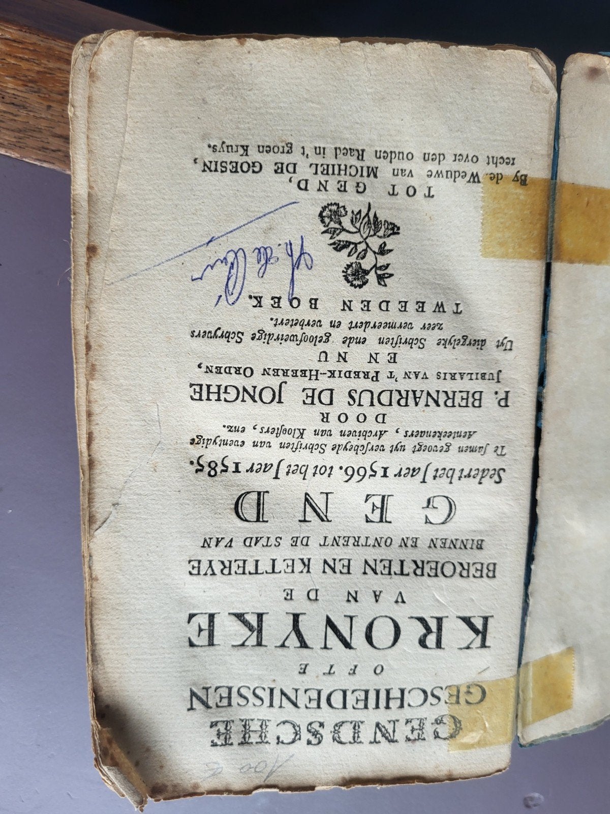 Gendsche Geschiedenissen ofte Kronyke 1752, Ophalen of Verzenden
