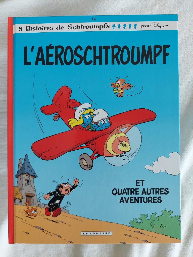Schtroumpfs T.14 L'aéroschtroumpf - Réédition (2021) - Neuf, Une BD, Enlèvement ou Envoi, Comme neuf
