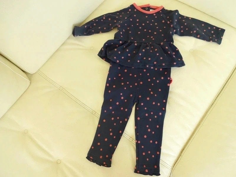 Body + legging bébé fille, 9-12 mois, Kinderen en Baby's, Babykleding | Maat 74, Ophalen of Verzenden, Meisje