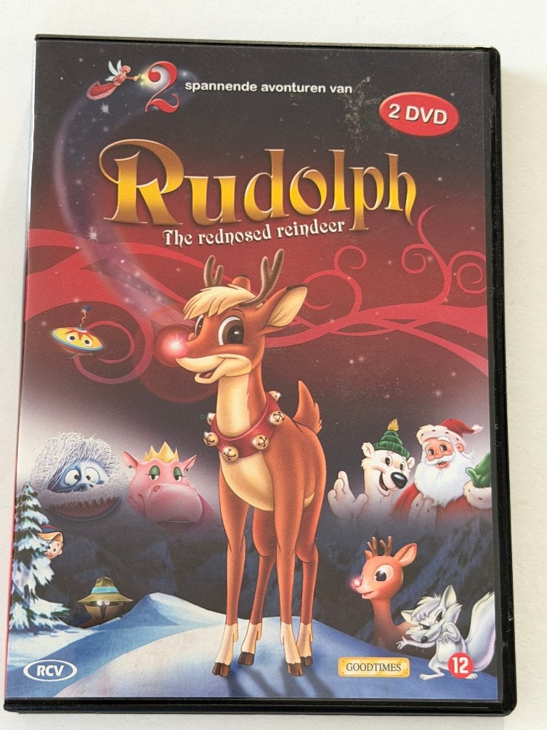 Rudolph The Red Nosed Reindeer (2-DVD), Gebruikt, Tekenfilm, Amerikaans, Nederlands