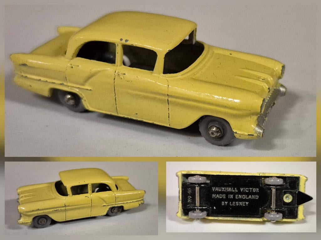 Matchbox Lesney 45-A 1958 Vauxhall Victor, Enlèvement ou Envoi, Utilisé, Voiture