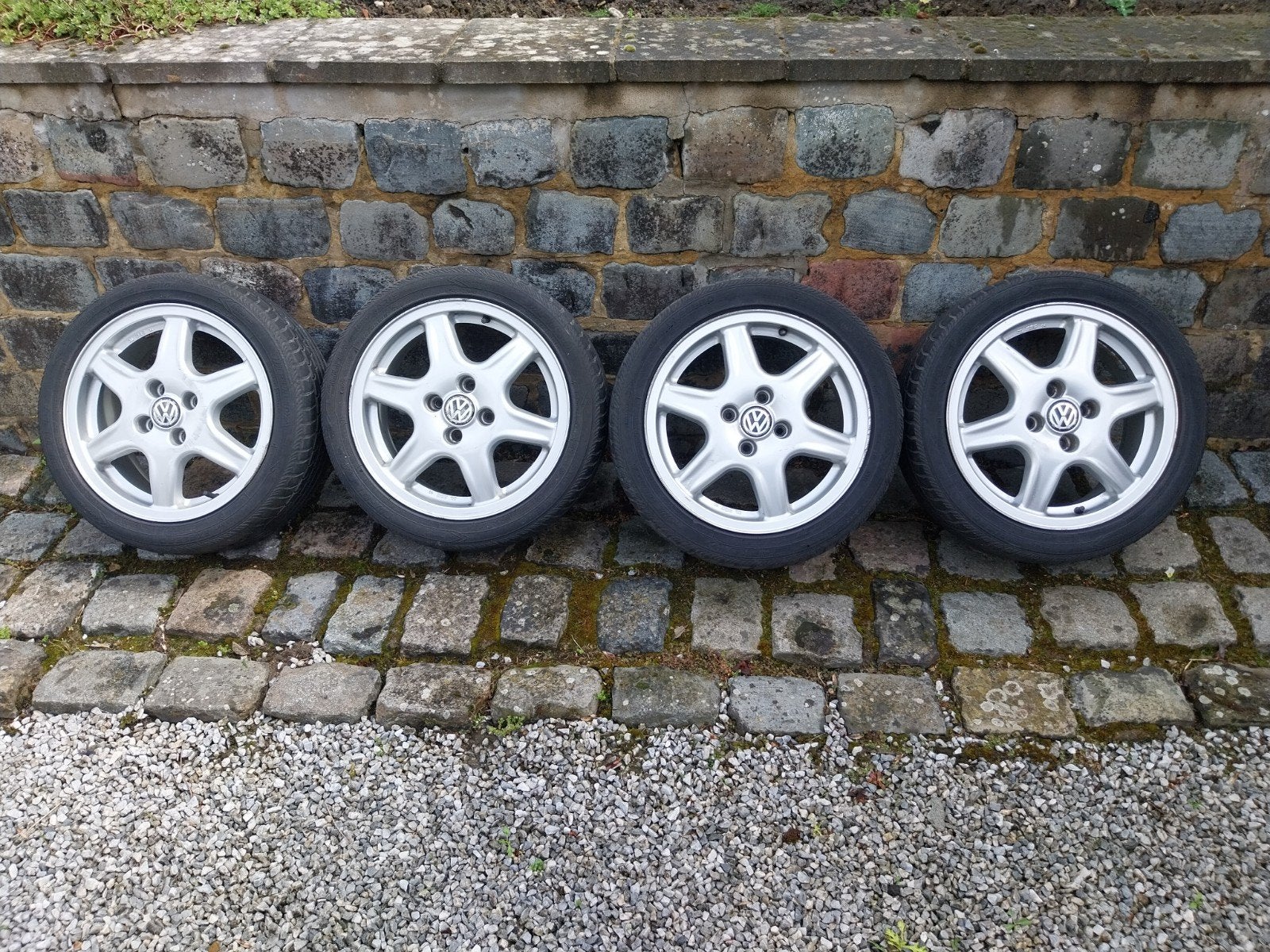 Jantes Golf 3 4×100, Autos : Pièces & Accessoires, Enlèvement, Pneu(s)