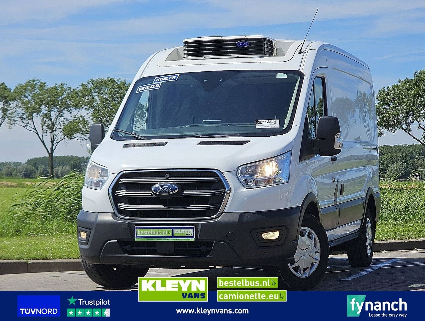 Ford TRANSIT 2.0 L2H2 Koelwagen D/N!, Auto's, Bestelwagens en Lichte vracht, Wit, Bedrijf, Cruise Control, Ford