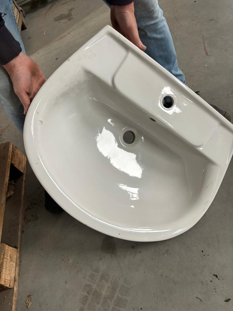 4 lavabo wit porselein, Enlèvement, Comme neuf
