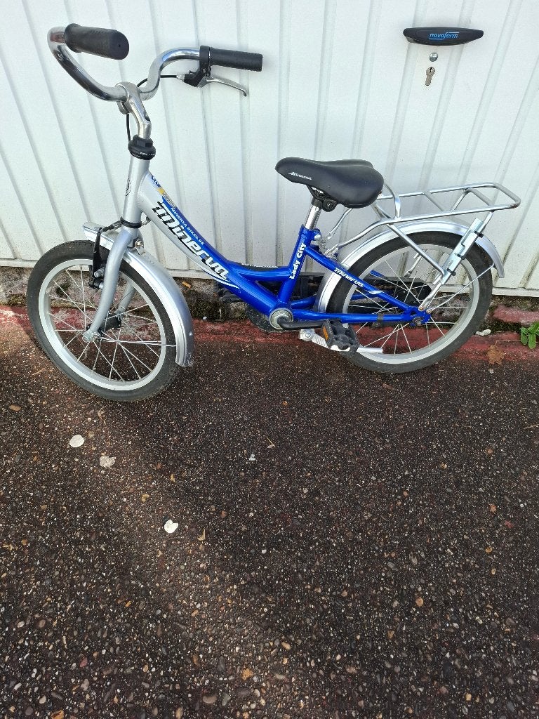 kinderfiets, Fietsen en Brommers, Ophalen, Terugtraprem, 16 tot 20 inch, Minerva