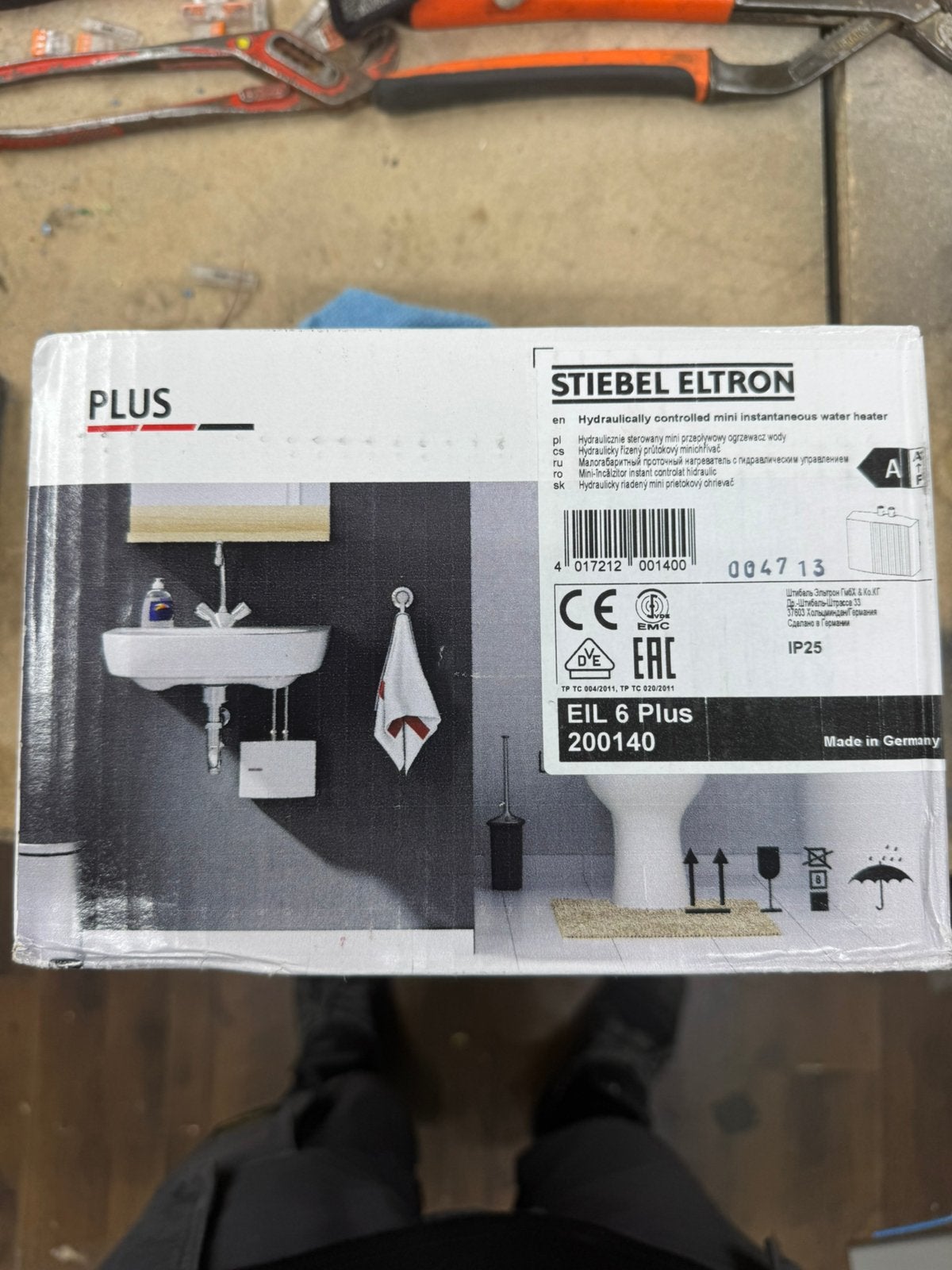 Chauffe-eau instantané Stiebel Eltron Eil 6 Plus, Bricolage & Construction, Chauffe-eau & Boilers, Neuf, Boiler, Enlèvement