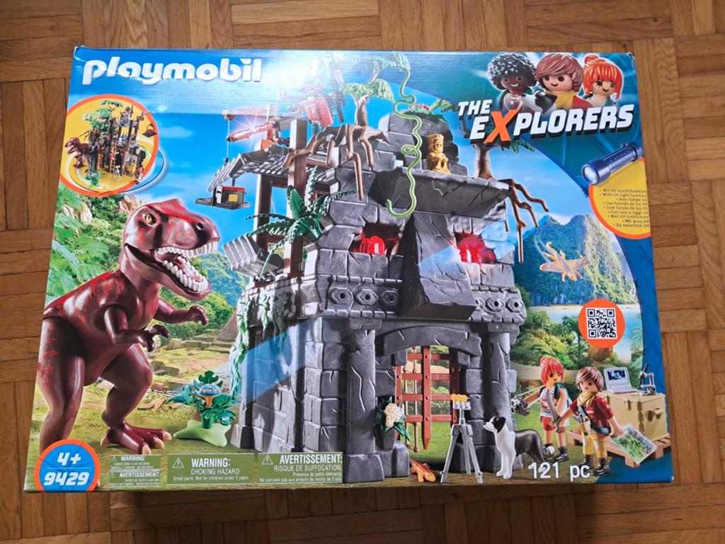 Playmobil explorers dino set 9429, Ophalen, Zo goed als nieuw, Complete set