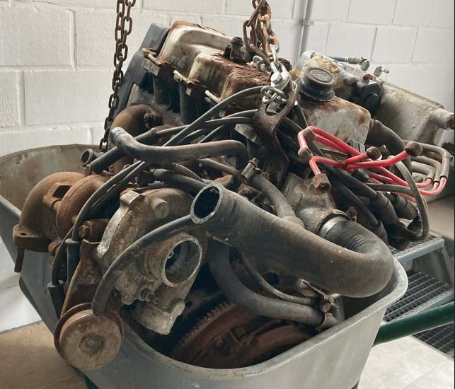Escort RS Turbo motor + toebehoren en elektrische bedrading, Auto-onderdelen, Motor en Toebehoren, Ophalen, Gebruikt, Ford
