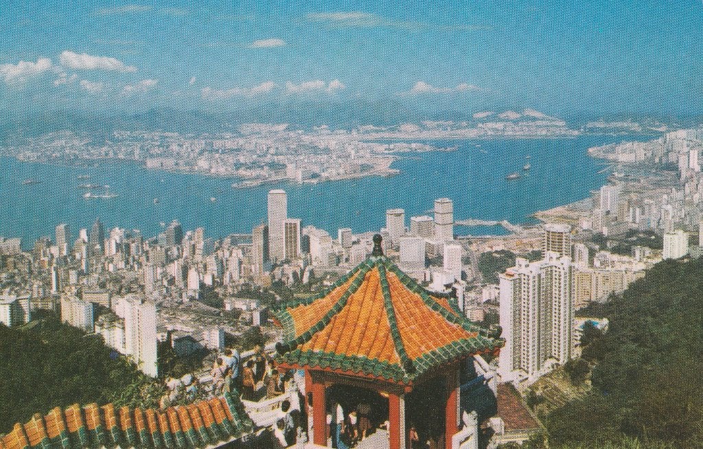 HONG-KONG -  Panorama  Kowloon Peninsula, Ophalen of Verzenden, Ongelopen, Buiten Europa