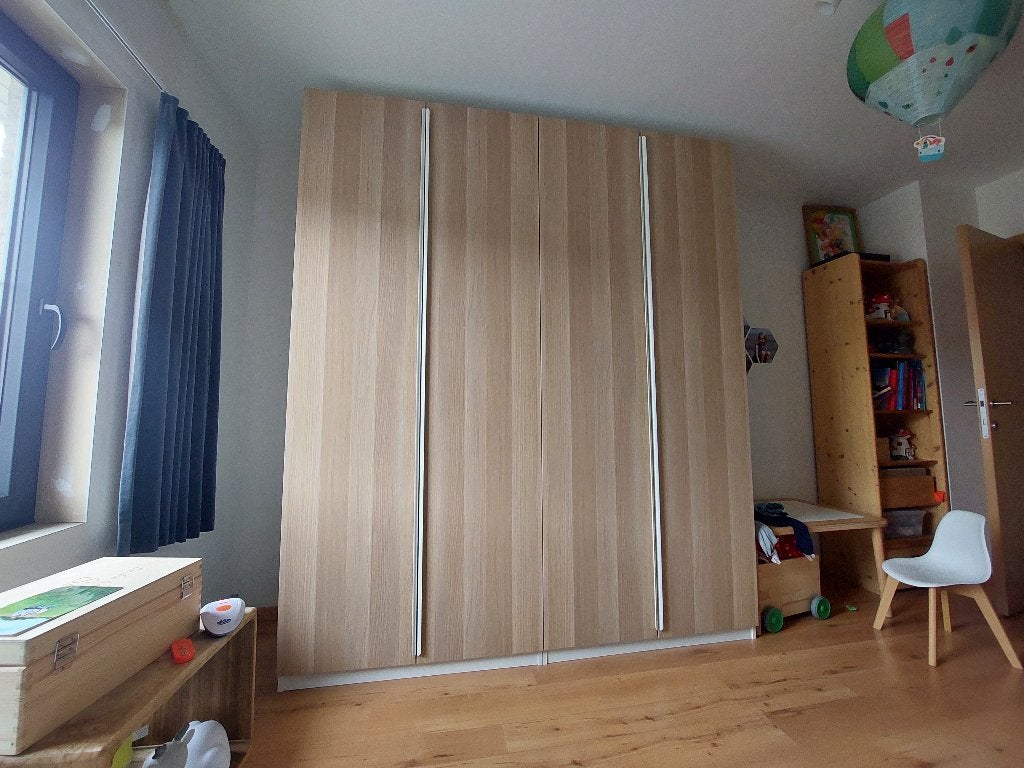 4 IKEA PAX deuren 50x229 cm met lange handgreep, Huis en Inrichting, Kasten | Kleerkasten, Ophalen, 200 cm of meer, Eikenhout